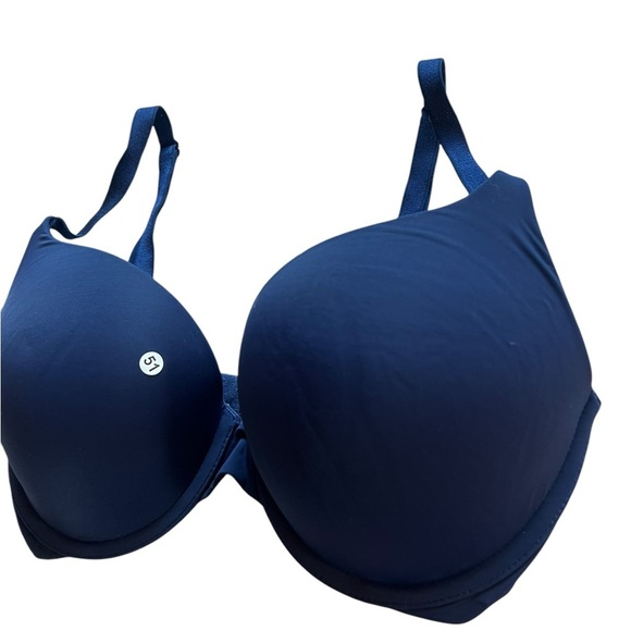 Victoria’s Secret PINK Push-Up Sports Bra – Navy Blue – 32DD! - Picture 3 of 8